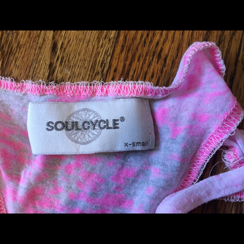 Soul Cycle Burnout Racerback Tank with Rhinestones - Picture 6 of 7